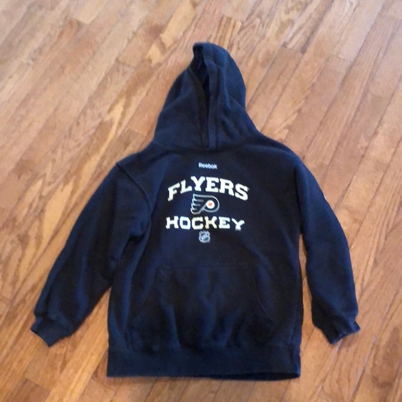 Reebok NHL Philadelphia Flyers hockey sweatshirt hoodie youth S winter classic - Picture 1 of 8